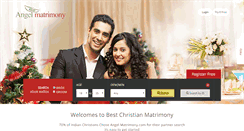 Desktop Screenshot of angelmatrimony.com